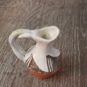 Vintage Acoma Native American Miniature Pitcher